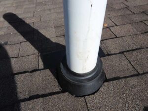 Tidy up the Cement Tar, Secure Previously Removed Shingles (or Replace with New Shingles if Necessary)