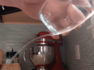 water sticking to glass 2